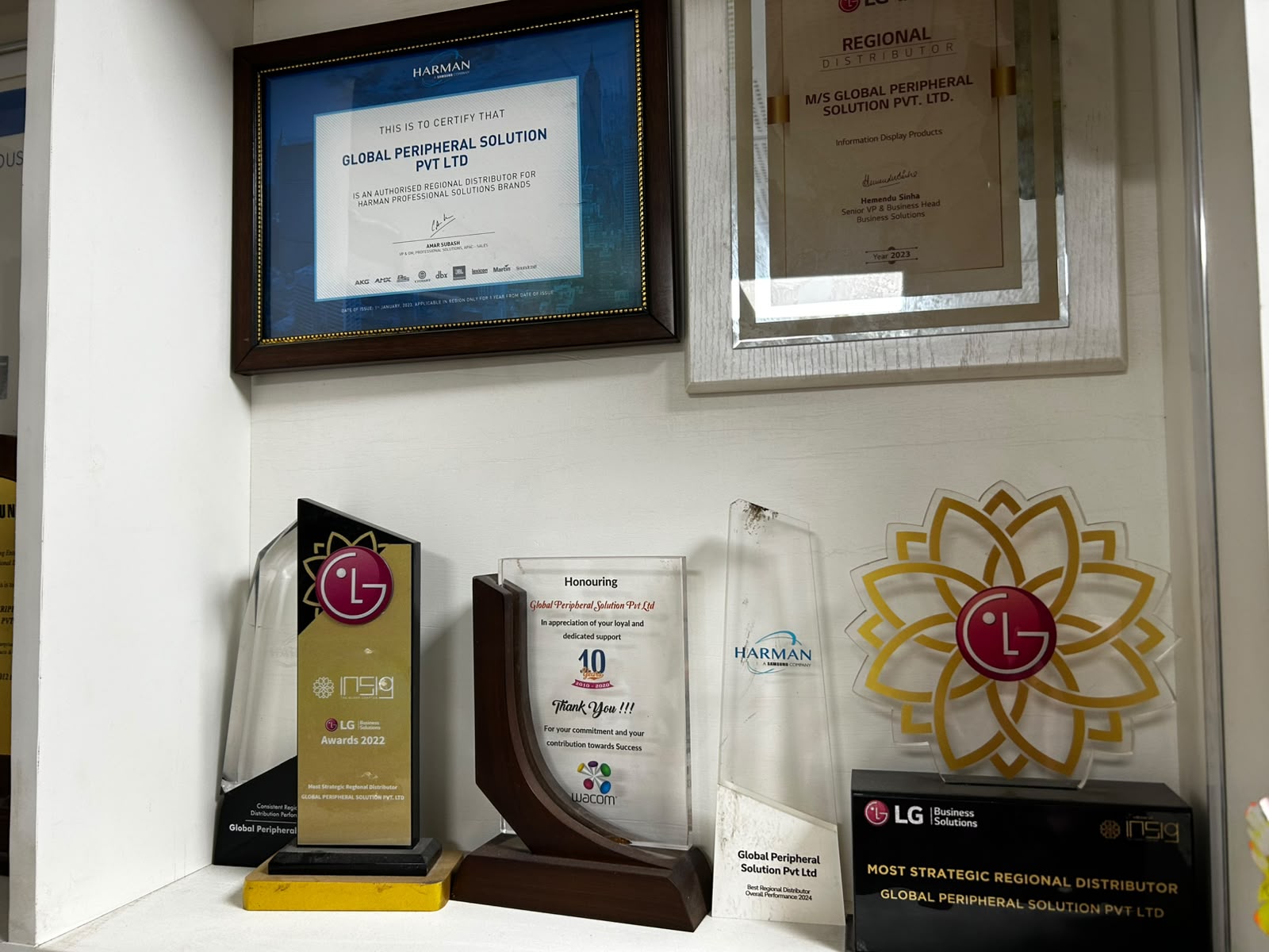 GPSPL awards showcase with LG, Harman and Wacom recognitions