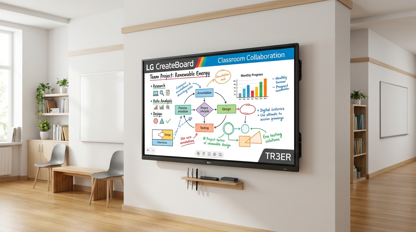 LG CreateBoard TR3ER interactive board